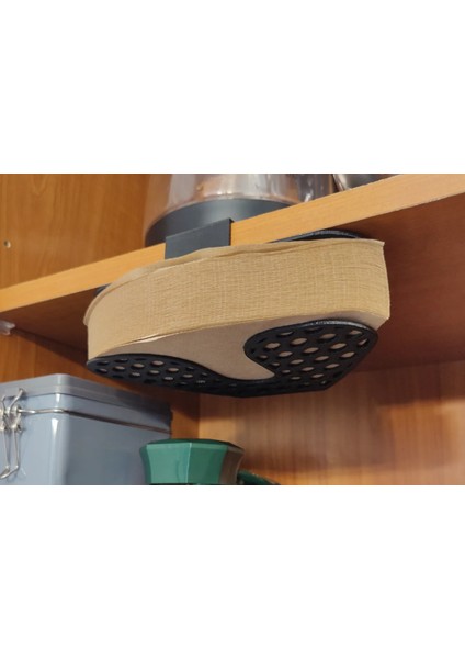 3D Baskı Kahve Filtre Tutucu Askı – Raf Altı, Kapak Içi ve Masaüstü Uyumlu Petg Organizer