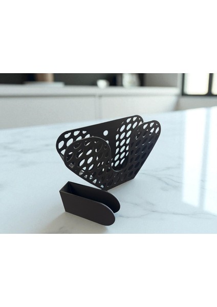 3D Baskı Kahve Filtre Tutucu Askı – Raf Altı, Kapak Içi ve Masaüstü Uyumlu Petg Organizer