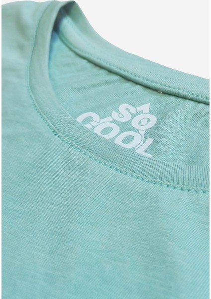 The Sea Is Calling Summer Vibe Deniz Güneş Kum Yaz Kadın Tişört Kısa Kollu T-Shirt Mint Crop fırsatları