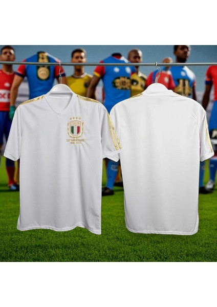 Italya Özel Tasarım 125.YIL T-Shirt Halı Saha Forma