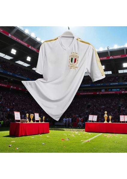 Italya Özel Tasarım 125.YIL T-Shirt Halı Saha Forma fiyatları