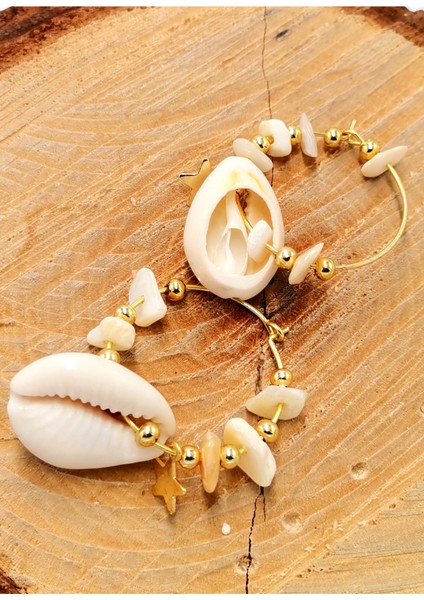 Renkli Figürlü Lüks Küpe