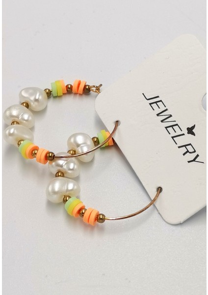 Renkli Figürlü Lüks Küpe