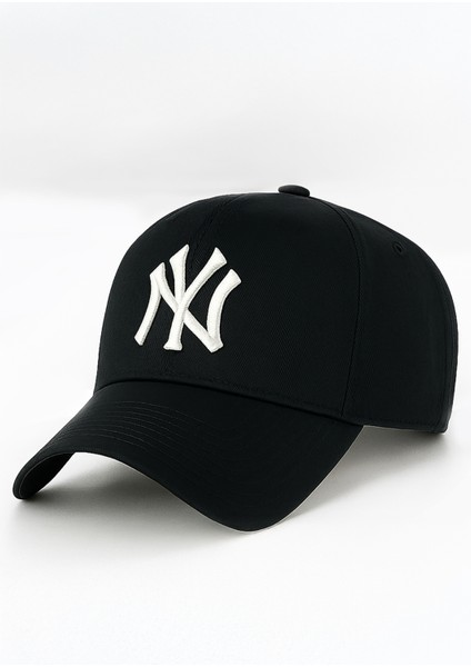 Ny New York Nakış Unisex Beyzbol Beyaz ve Siyah Şapka Kadın Şapka Erkek Şapka Yazlık Şapka fiyatları