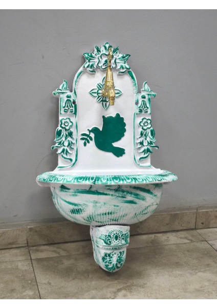 FS-911 Küçük Yeşil Alüminyum Bahçe Çeşmesi fırsatları