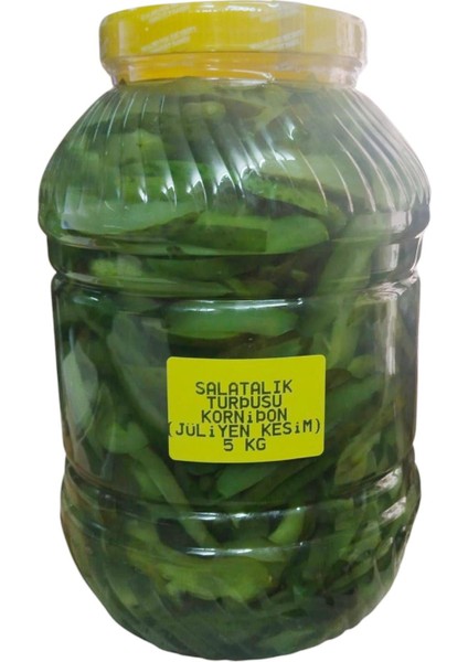 Ev Yapımı Kornişon Salatalık Turşusu Jüliyen Kesim 3 kg fiyatları