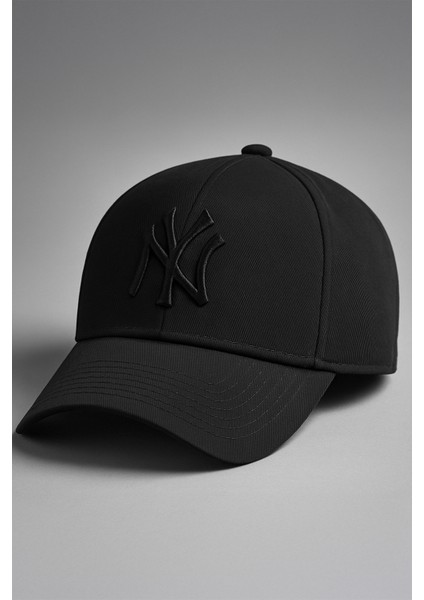 Ny New York Nakış Unisex Beyzbol Bej ve Siyah Şapka Kadın Şapka Erkek Şapka Yazlık Şapka fırsatları