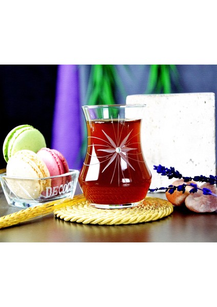 Afro 6lı Çay Bardağı 170CC Mira Desenli fiyatları