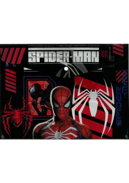 Otto Spiderman 45407 Pam A4 Çıtçıtlı Dosya Örümcek Adam