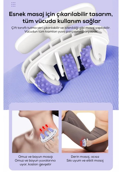 Alfagift Anti-Selülit Masaj Aleti | 360° Tam Sarma | Bacak, Kalça, Kol ve Bel Bölgesi Için