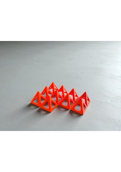 3D Baskı Boya Kurutma Standı Piramidi 10'lu | Kuruma Aparatı | Iz Bırakmaz Destek fiyatları