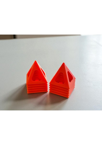 3D Baskı Boya Kurutma Standı Piramidi 10'lu | Kuruma Aparatı | Iz Bırakmaz Destek modelleri