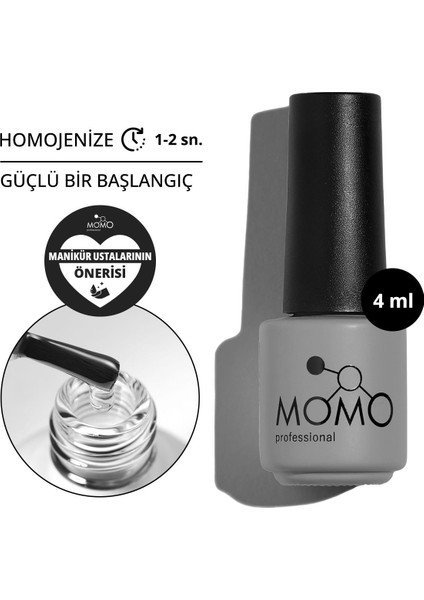 Kalıcı Oje İçin Base Coat, 4 ml
