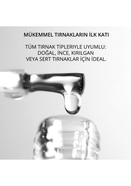 Kalıcı Oje İçin Base Coat, 4 ml