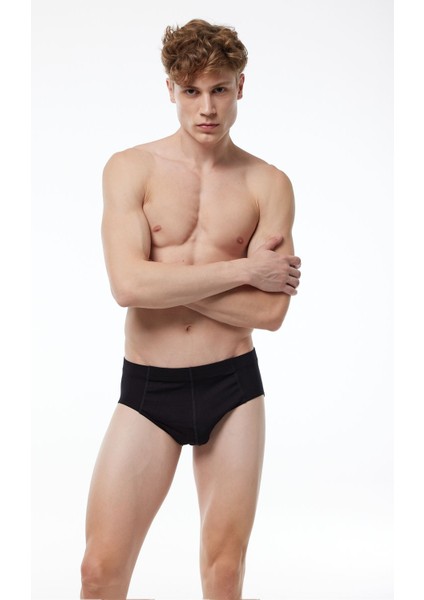 Erkek Siyah Beyaz Gri 5 Li Paket Modal Slip Külot 5M053 fiyatları