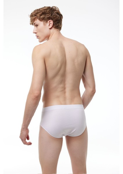 Erkek Siyah Beyaz Gri 5 Li Paket Modal Slip Külot 5M053