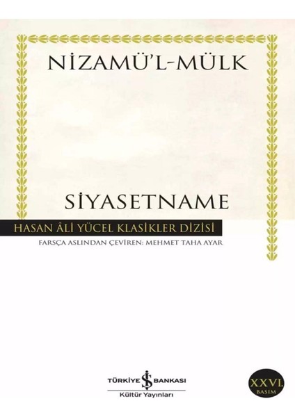 Siyasetname - Nizamü L-Mülk