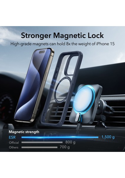 Iphone 15 Pro Halolock Magsafe Hybrid Silikon Kılıf