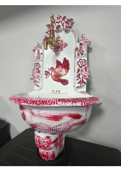 FS-913 Küçük Kırmızı Alüminyum Bahçe Çeşmesi fırsatları