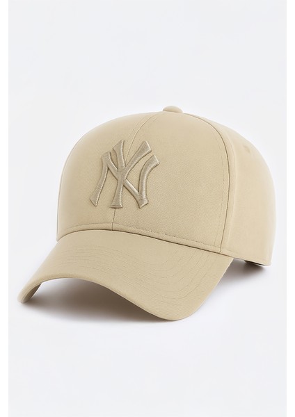 Ny New York Nakış Unisex Beyzbol Bej Şapka Kadın Şapka Erkek Şapka Yazlık Şapka fiyatları