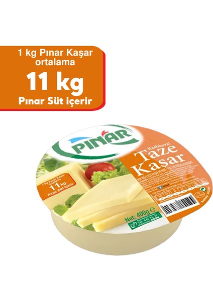 Taze Kaşar Peyniri 400 g x 3 Adet fırsatları