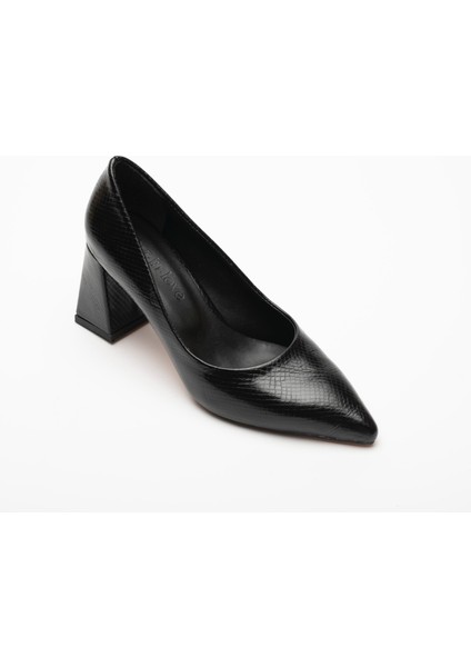 Charlotte Yılan Desenli Stiletto