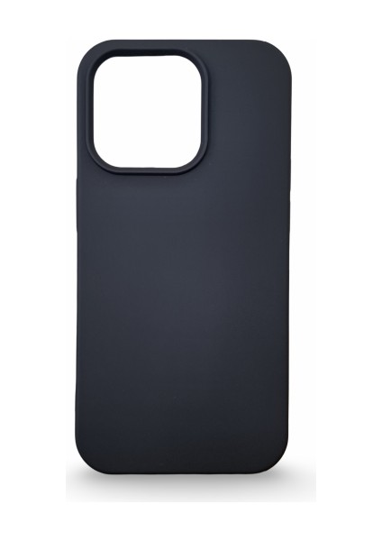 iPhone 14 Pro Uyumlu Kılıf Kadife Lansman Soft Yumuşak Liquid Silikon Kamera Korumalı Kapak