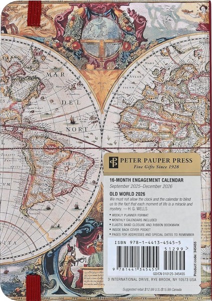 2026 Old World Weekly Planner fiyatları