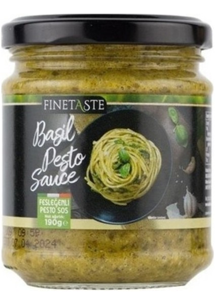Finetaste Fesleğen Pesto Sos 190 gr