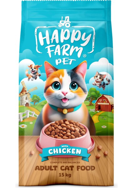 Yetişkin Kedi Maması Tavuk Etli 15 kg