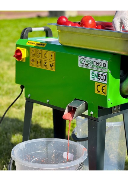 Yeşil Makine Elektrikli Salça Makinesi SM-500 3HP fiyatları