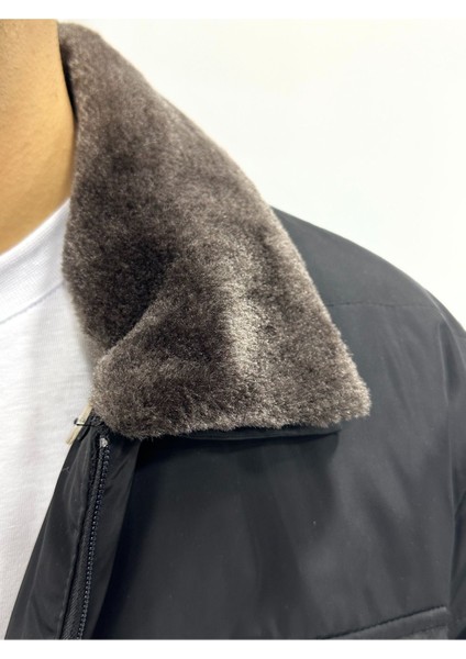 Yakası Kürklü Micro Kumaş Mont fırsatları