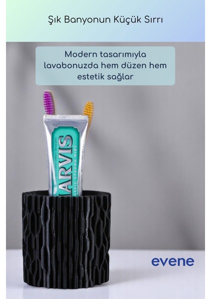 Diş Fırçalığı Diş Fırçalık Diş Fırçası Standı Diş Fırçası Tutucu Siyah Renk Model 78 fiyatları