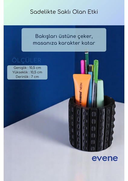 Kalemlik Masa Kalemliği Organizer Kalemlik Siyah Renk Model 91 modelleri