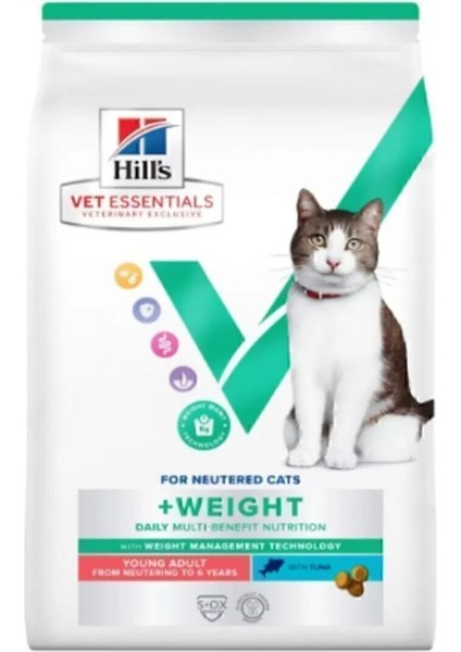 Hills Vet Essentials Adult Weight Cat Food 1,5kg Tuna Balıklı