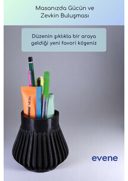 Kalemlik Masa Kalemliği Organizer Kalemlik Siyah Renk Model 83 fiyatları