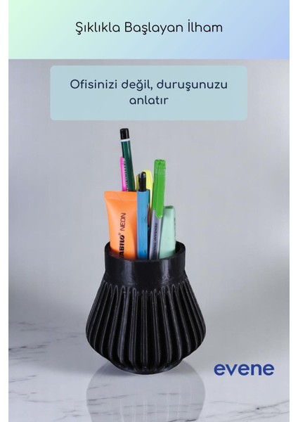 Kalemlik Masa Kalemliği Organizer Kalemlik Siyah Renk Model 83 indirimleri