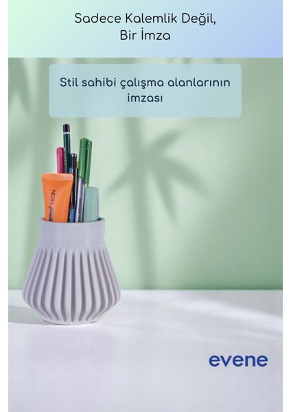 Kalemlik Masa Kalemliği Organizer Kalemlik Beyaz Renk Model 83 fırsatları