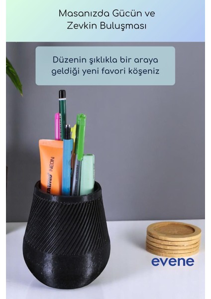 Kalemlik Masa Kalemliği Organizer Kalemlik Siyah Renk Model 89 fiyatları
