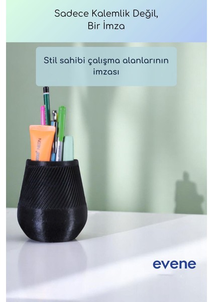 Kalemlik Masa Kalemliği Organizer Kalemlik Siyah Renk Model 89 fırsatları