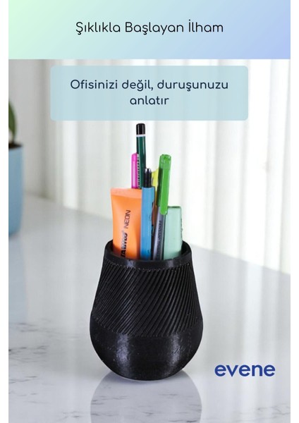 Kalemlik Masa Kalemliği Organizer Kalemlik Siyah Renk Model 89 indirimleri