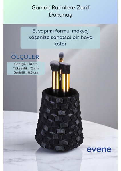 Makyaj Organizeri Makyaj Fırçalığı Makyaj Organizer Düzenleyici Siyah Renk Model 84 modelleri