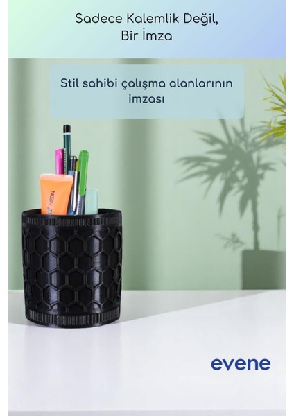 Kalemlik Masa Kalemliği Organizer Kalemlik Siyah Renk Model 81 fırsatları