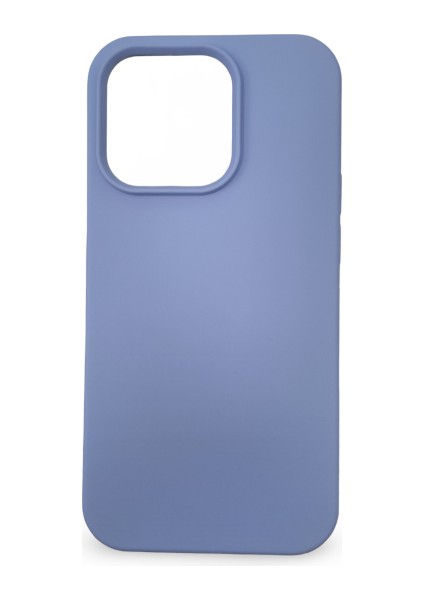 iPhone 14 Pro Uyumlu Kılıf Kadife Lansman Soft Yumuşak Liquid Silikon Kamera Korumalı Kapak