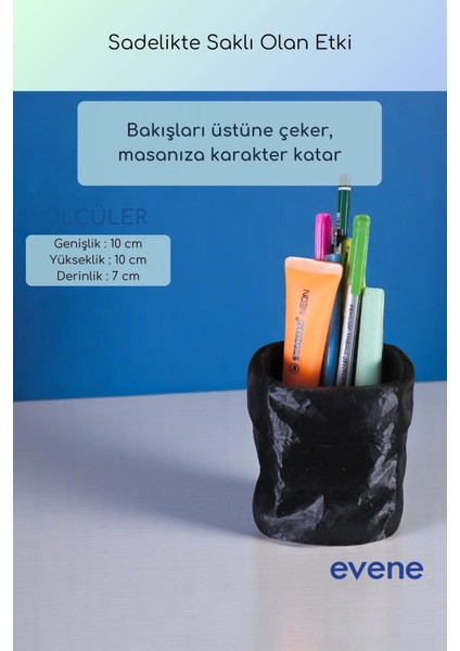 Kalemlik Masa Kalemliği Organizer Kalemlik Siyah Renk Model 80 modelleri