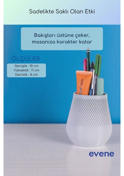 Kalemlik Masa Kalemliği Organizer Kalemlik Beyaz Renk Model 88 modelleri