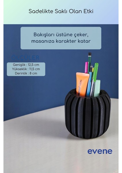 Kalemlik Masa Kalemliği Organizer Kalemlik Siyah Renk Model 79 modelleri