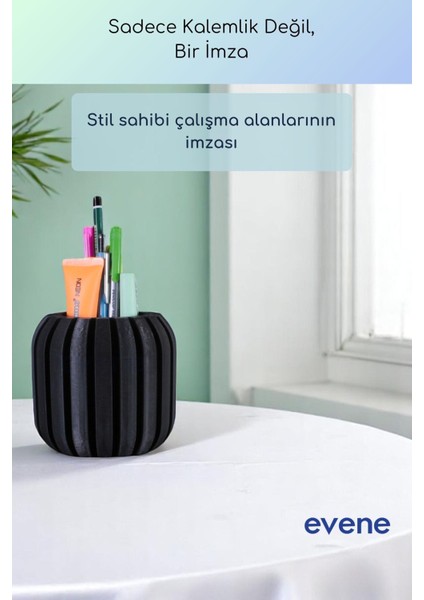 Kalemlik Masa Kalemliği Organizer Kalemlik Siyah Renk Model 79 fırsatları