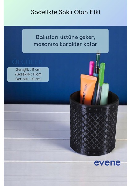Kalemlik Masa Kalemliği Organizer Kalemlik Siyah Renk Model 90 modelleri