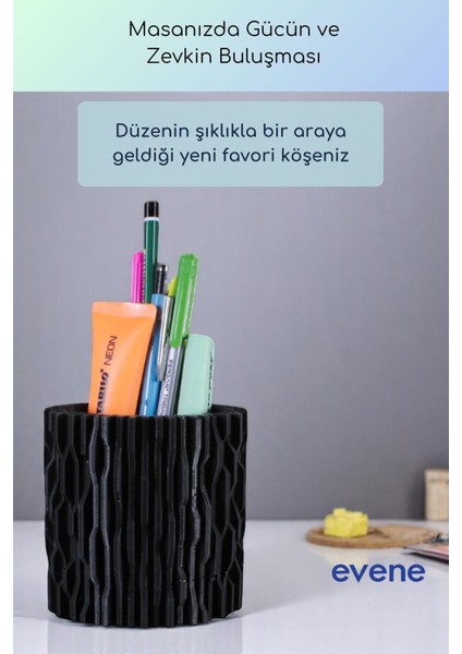 Kalemlik Masa Kalemliği Organizer Kalemlik Siyah Renk Model 78 fiyatları